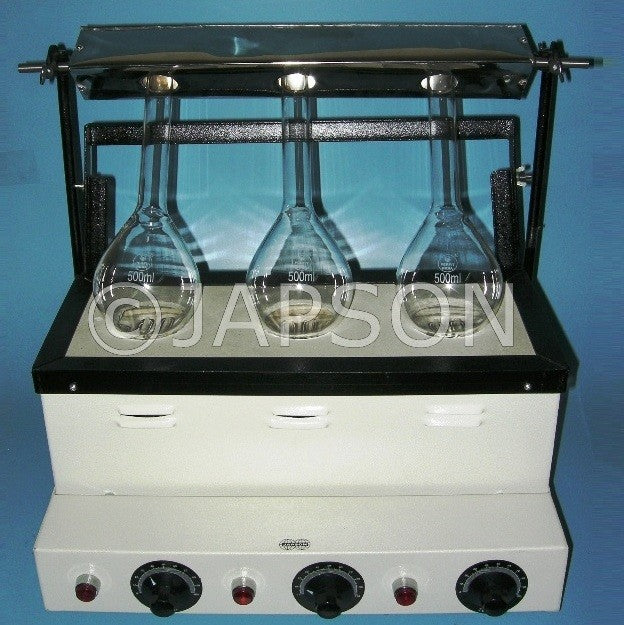 Kjeldahl Digestion Unit, Gas Heated Kjeldahl Digestion Unit, Gas Heated